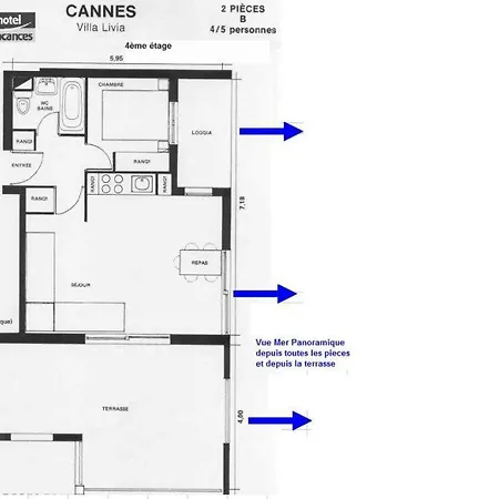 Appartamento Résidence Groupe Pierre&vacances Vue Cannes